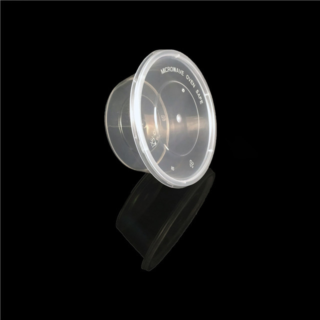 wholesale disposable round clear plastic food storage container