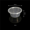 wholesale disposable round clear plastic food storage container