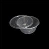 650ml round plastic disposable food containers lunch bento boxes with lid