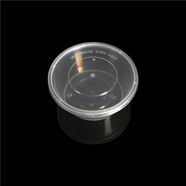 12oz Plastic Disposable Microwave Safe Transparent Round Take Out Meal Prep Containers