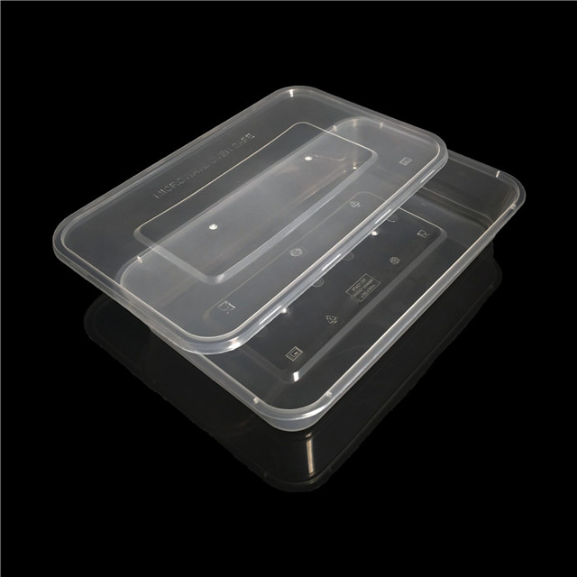 1200ml eco friendly disposable plastic takeout food packaging containers