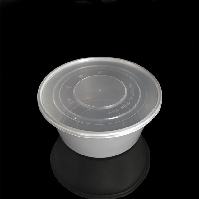 3500ml wholesale round lunch box disposable plastic food container
