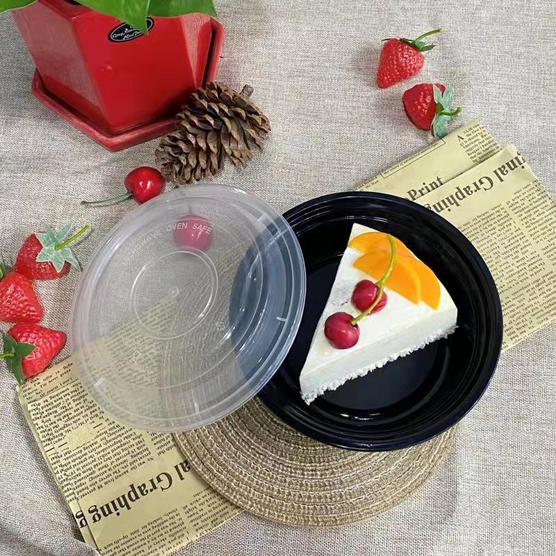 32oz American Style Disposable Plastic Microwavable Round Take Out Food Container